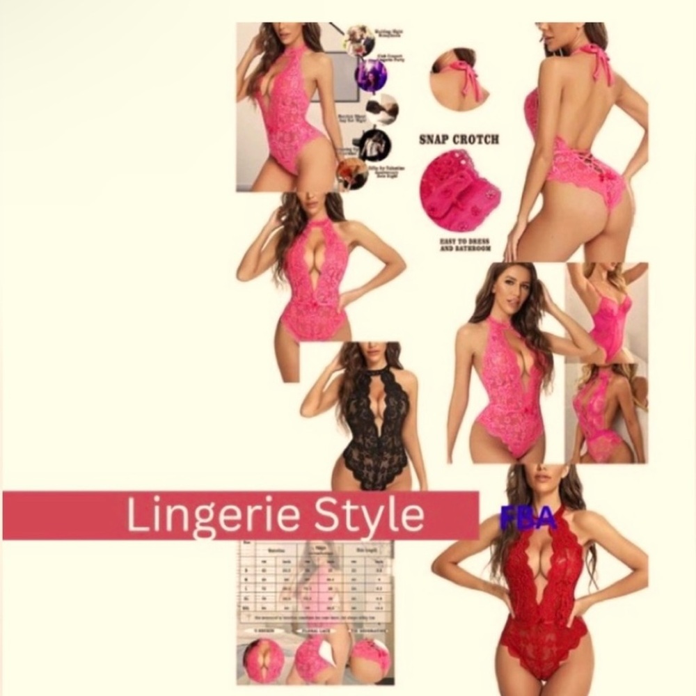 Sexy Pink Lingerie